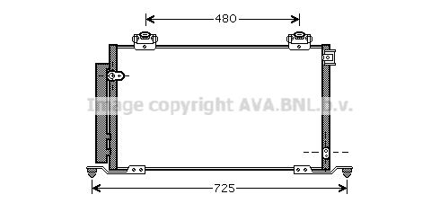 AVA QUALITY COOLING Lauhdutin, ilmastointilaite TO5412D